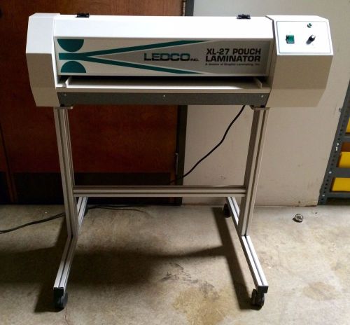 Ledco XL-27 27&#034; Pouch Laminator with stand,  Free Shipping!
