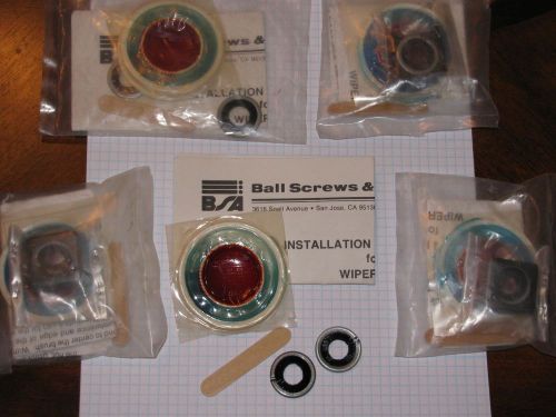 (5) Ball Bearing Screw Brush Wiper Kits 1/2&#034; New Surplus Stock