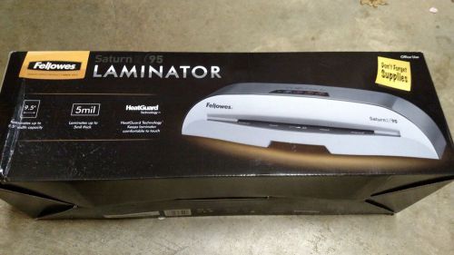 NEW Fellowes SATURN 2 95 9.5&#034; Thermal &amp; Cold Laminator w/ starter kit