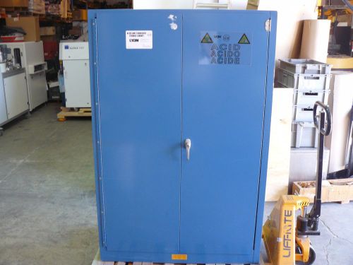 Lyon r5545 45 gallon acids and corrosives storage cabinet self closing for sale