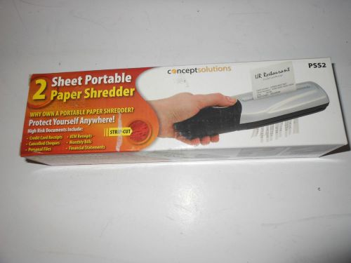 Concept Solution Portable 2-Layer Strip-Cut  Shredder  PSS2