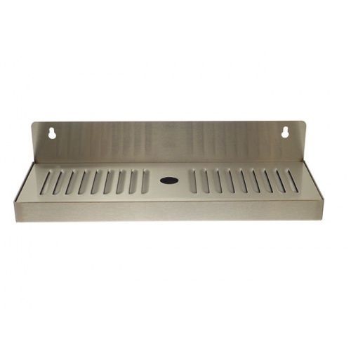 13&#034; draft keg beer tap drip tray stainless steel - wall mount free shipping for sale