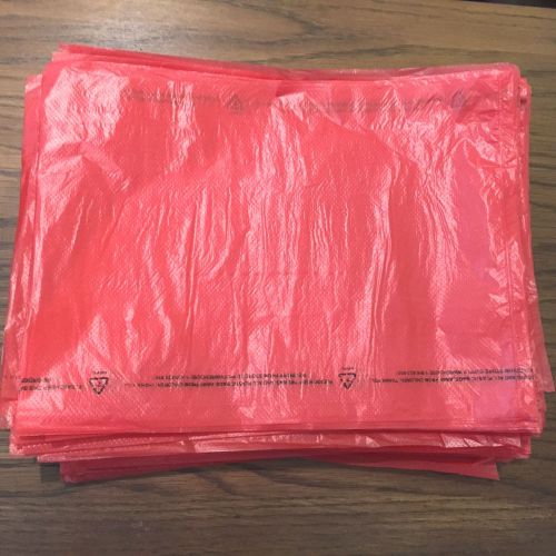 400 Extra Small Plastic Merchandise Bags 6 1/4&#034;x 9 1/4&#034; Red Color Free Shipping