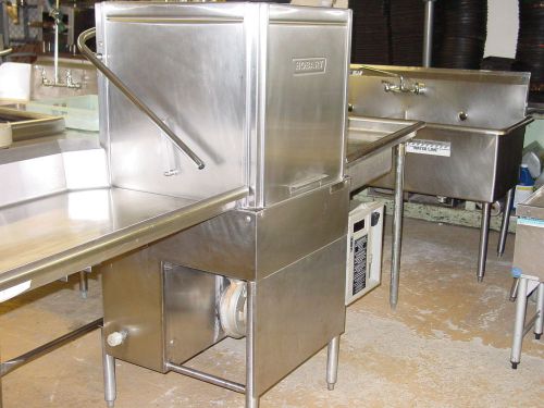 Hobart AM14 dishwasher with tables  1ph