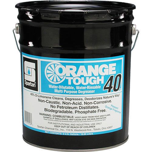 Spartan orange tough 40 degreaser- 5 gallon pail for sale