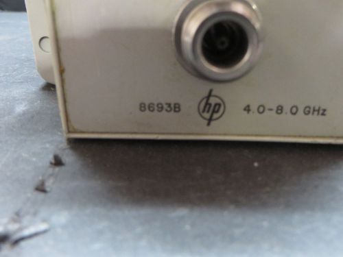 Agilent HP 8693B  4.0 - 8.0 GHz Sweep Oscillator RF Plug-In ID #26077 KHDG