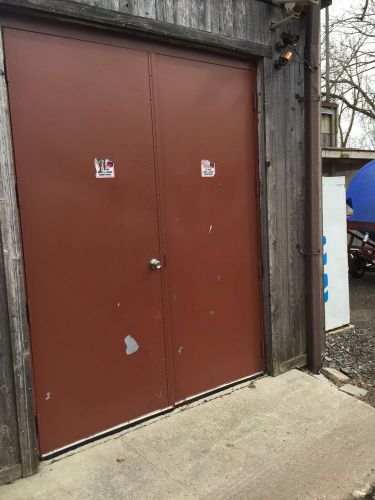 Steel fire door dual for sale