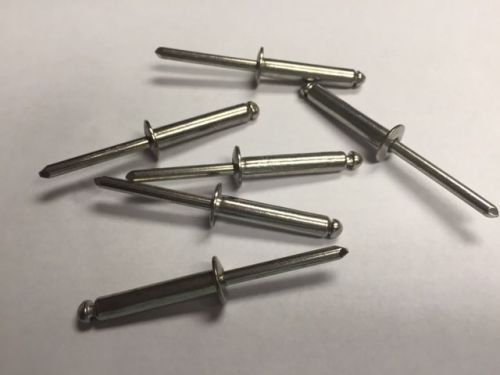 1/4 diameter x 7/8 to 1&#034;  grip 18-8 all stainless steel blind rivets 1000 count for sale