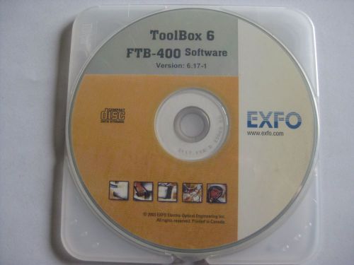 EXFO FTB-400 Tool Box 6 Software Ver 6.17-1