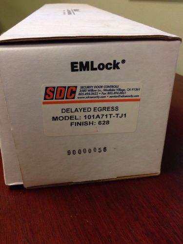 SDC EMLock 101A71T-TJ1 (2x 1571 Aluminum Finish Magnetic Lock w/ Top Jamb Mount)