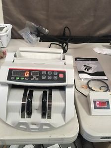 Money Counter Machine Currency Bank UV MG Bill Counterfeit Detection