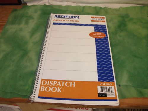 Rediform  Dispatch Book  # 23L043  ( 252 sheets 2 Part ).
