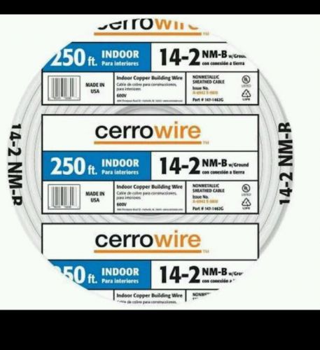 14-2 romex wire 250ft roll