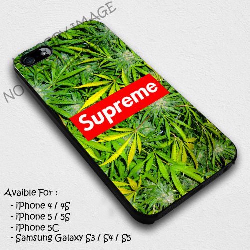 841 Supreme Marijuana Design Case Iphone 4/4S, 5/5S, 6/6 plus, 6/6S plus, S4