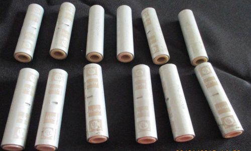 Morris Aluminum Long Barrel Compression Splices 1/0 Tan 93218  Set of 12