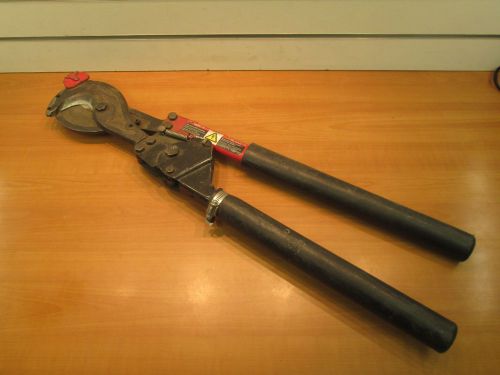 H.k. porter 29-1/4&#034; ratchet-type, hard cable cutter usa for sale