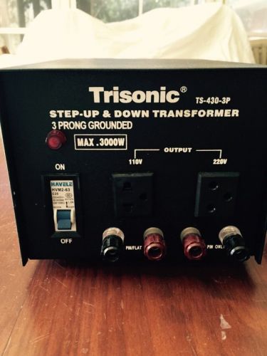 Trisonic Step-up &amp; Down Transformer