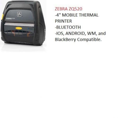 Zebra ZQ520 Bluetooth IOS, Android, WM, BlackBerry Compatible - ZQ52-AUE0000-00