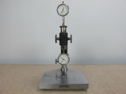 S.W. Frazier Compressometer Thickness Meter w/Ames 77 Dial Gauge 1000 Ths Inches