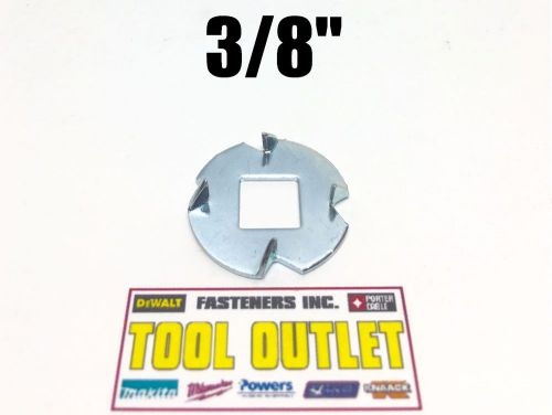 (Qty 25) 3/8&#034; Anti-Turn Washers Square Shouldered Fasteners / Carriage Bolts