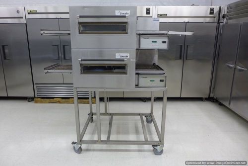 Lincoln 1132 double electric conveyor pizza sandwich oven convection middelby for sale