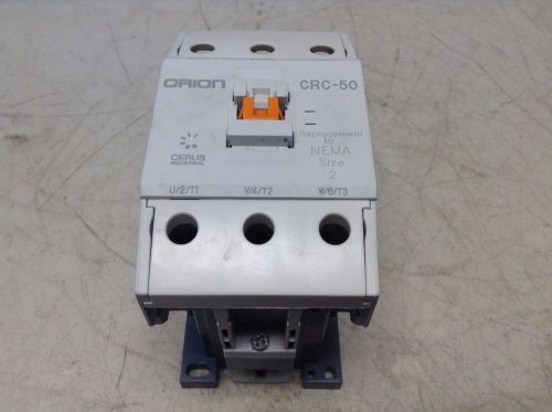 Cerus Industrial Orion CRC-50 480 VAC Coil Size 2 Starter Contactor CRC50