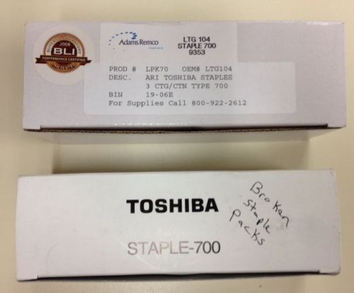 Two Boxes Staple refills for Toshiba Copier Part number 660-84989