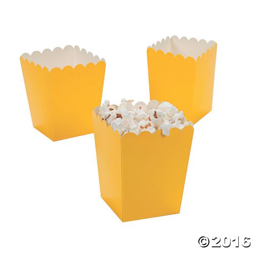 Mini Yellow Popcorn Boxes 24 Pack -  Fun Express 3/3587