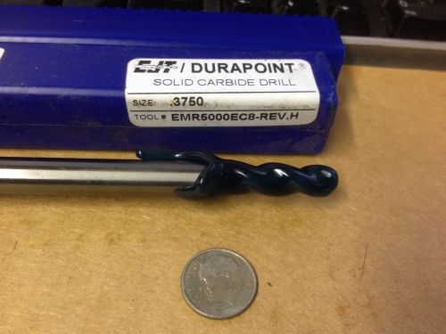 DURAPOINT SOLID CARBIDE DRILL SIZE .3750