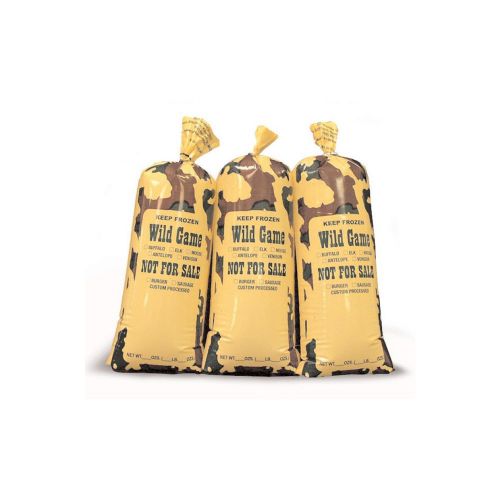 WILD GAME CAMEO MEAT BAG 2LB CAPACITY PACKED 50 PER BOX FREE SHIPPING