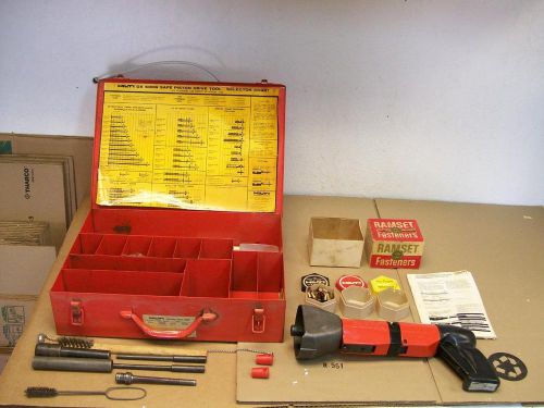 Hilti DX 600-N Powder Actuated Fastening Tool w accessories Excellent Condition
