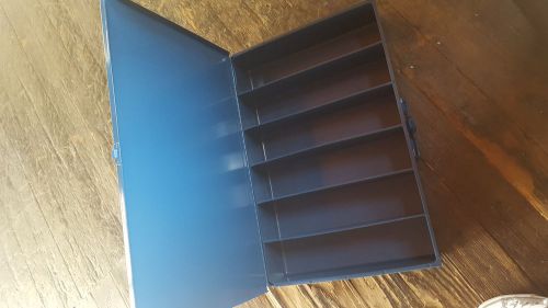 Barnes 117-04, 6 compartment Metal Box Blue, FREE SHIPPING, %4F%