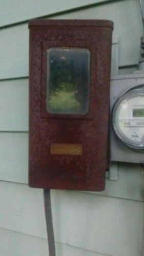 Antique light meter case