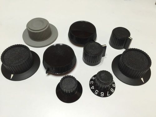 9 pcs Plastic Knobs Assortment From NOS.Free US Shipping.