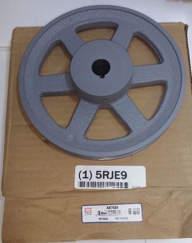 Tb woods 5rje9 v-belt pulley, 3/4&#034;fixed, 7.25&#034;od, castiron for sale