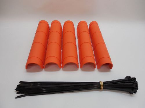EPHA Hydraulic hose protection HP 12B-5 12&#034; x 1-1/2 to 2-1/2  pk of 5 with ties
