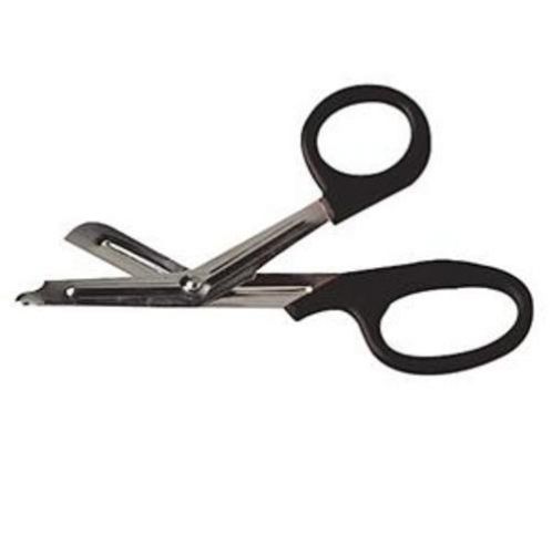 Emi 1096 red ems emergency hardened surgical steel shears w/ safety tip for sale