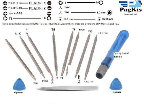 PagKis Screwdriver Tool Kit for opening and repairing Mobiles, PDA, Laptop with