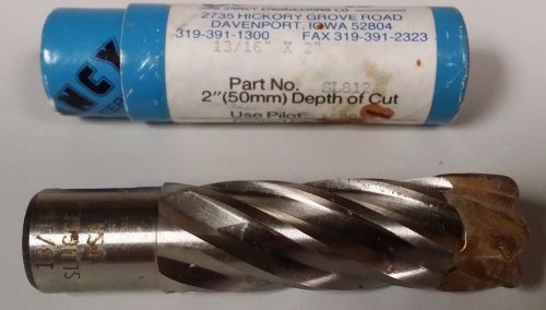Jancy SL812 13/16&#034; x 2&#034; Slugger Drill Press Cutter Bit New Unused