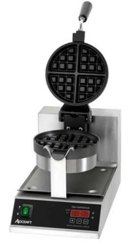 Adcraft bwm-7/rcommercial belgian waffle maker 120v 7&#034; waffles new with warranty for sale