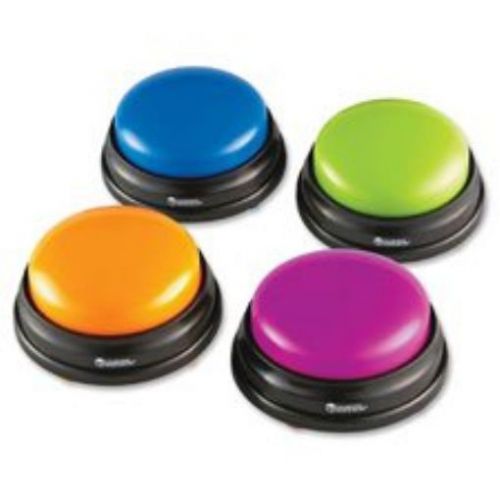 Answer Buzzers Game, 4/PK, Multi, Sold as 1 Package, 4 Each per Package