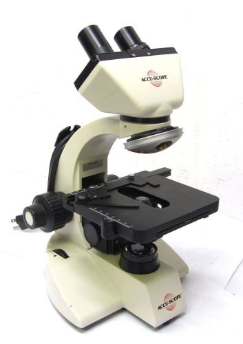 Accu-Scope 3004 Binocular Microscope NO LAMP TESTED 54788