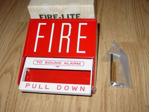 Fire Lite Firelite Manual Non-Coded Fire Alarm Box BG6 NOS