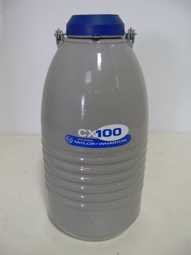 Taylor wharton cx100b-11m cryogenic liquid nitrogen tank dewar 4.1 l for sale