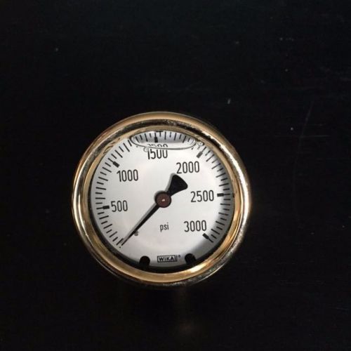 Wika  213.40 2.5in  0-3000psi pressure gauge  p/n 9318275  liquid filled for sale