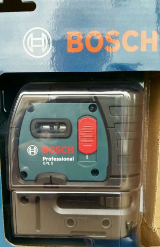 BOSCH PROFESSIONAL GPL 5S 5-POINT SELF-LEVELING ALIGNMENT LASER NEW SEALED