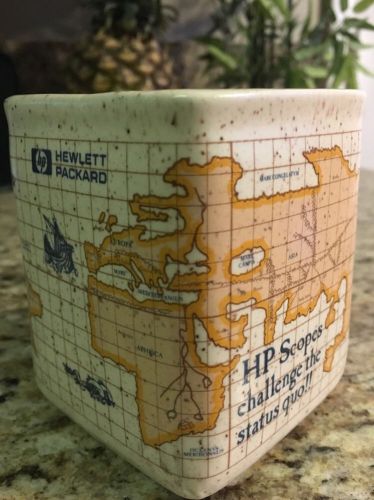 HP Promotional Stoneware Square Mug Cup - HP Scopes Challenge The Status Quo.