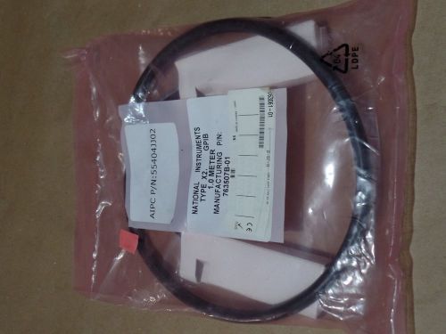 National instruments  763507b-01 type x2 gpib 1.0 meter  cable- new for sale