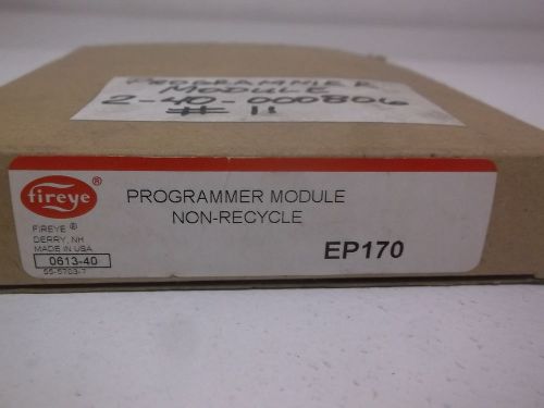 FIREYE EP170 PROGRAMMER SELECTABLE PURGE *NEW IN A BOX*