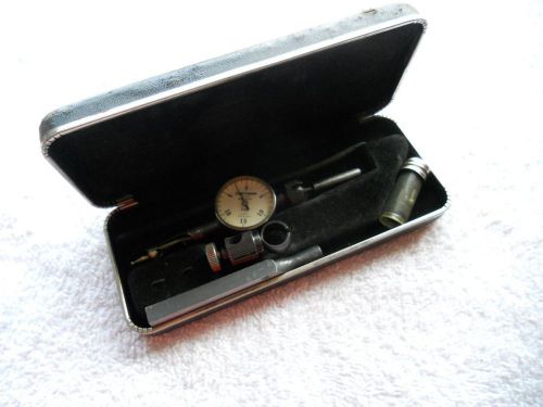 CRAFTSMAN .001 Dial Indicator 4076 w/Case/Extra Points Machinist/Inspection/USA